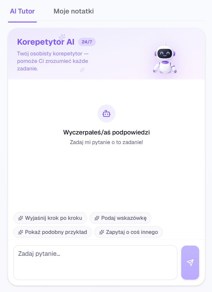 Korepetytor AI TestStudio — asystent prowadzący ucznia metodą sokratyczną